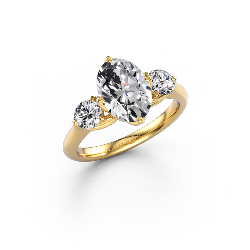 Immagine di Anello di fidanzamento Vosje OVL 585 oro Diamante 2.40 crt