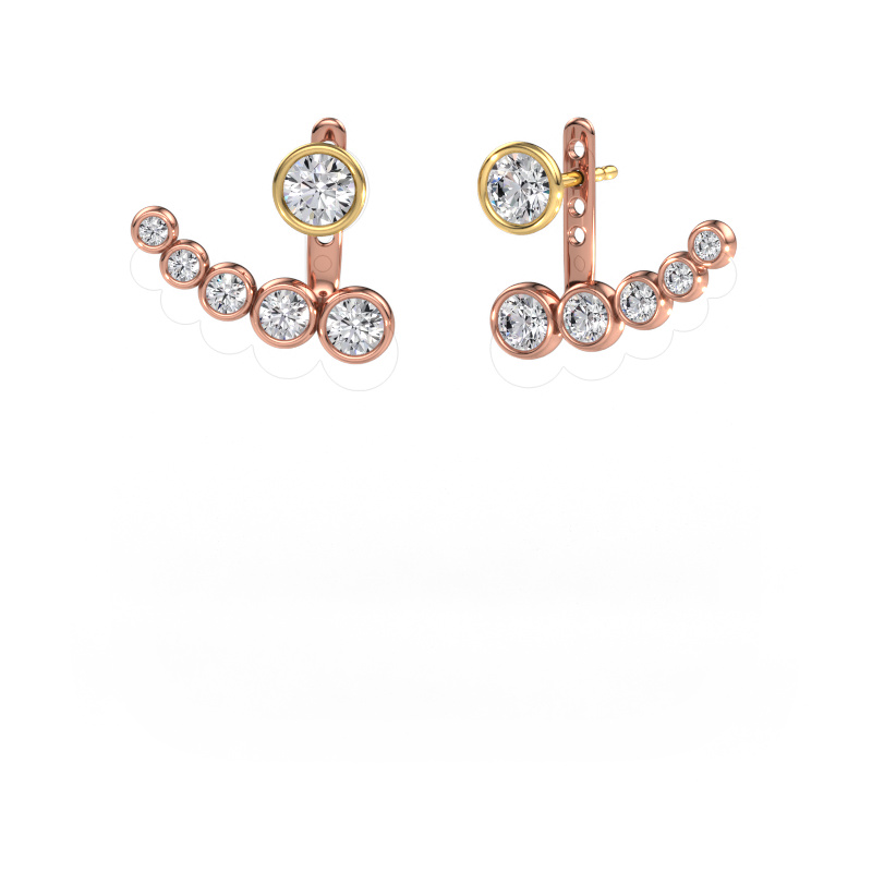 Bild von Ohrringe Wendy 585 Roségold Diamant 1.99 crt