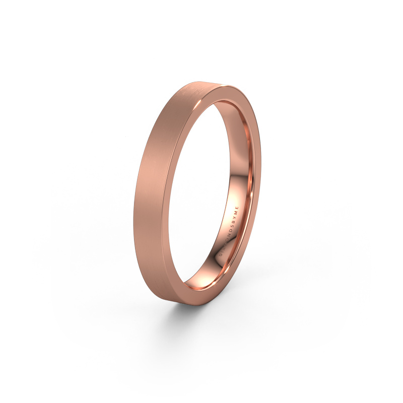 Bild von Ehering WH0100M13AM 585 Roségold ±3 x 1,7 mm
