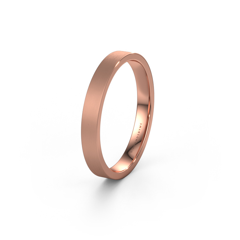 Bild von Ehering WH0100M13XM 585 Roségold ±3 x 1,5 mm