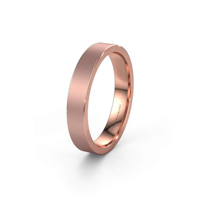 Image of Wedding ring WH0100M14AM  585 rose gold ±0.16x0.07 in