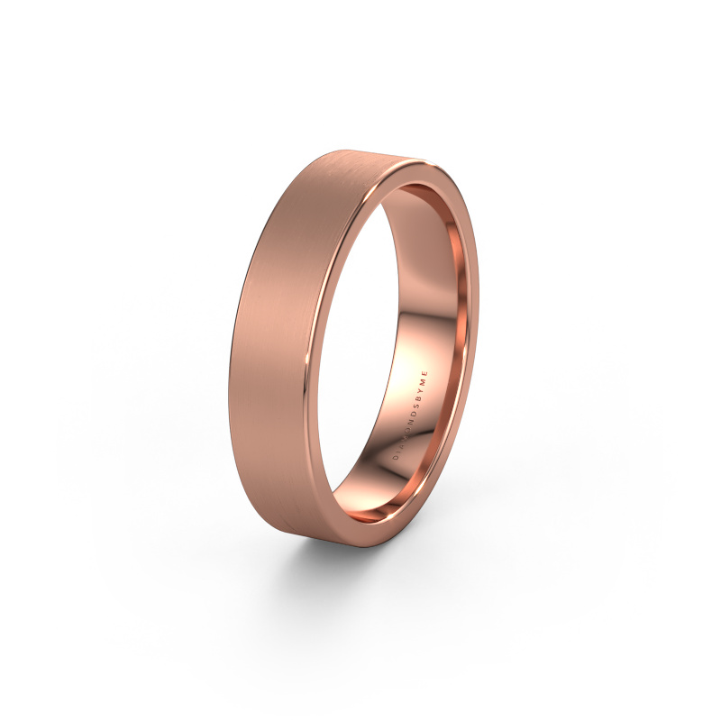 Image of Wedding ring WH0100M15AM 585 rose gold ±5 x 1.7 mm