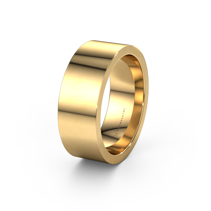 Image of Wedding ring WH0100M18BP 585 gold ±0.31x0.08 in