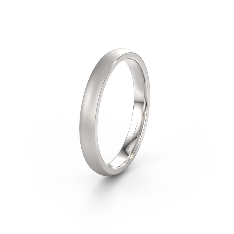 Bild von Ehering WH0100M23BM 585 Weißgold ±3 x 2 mm