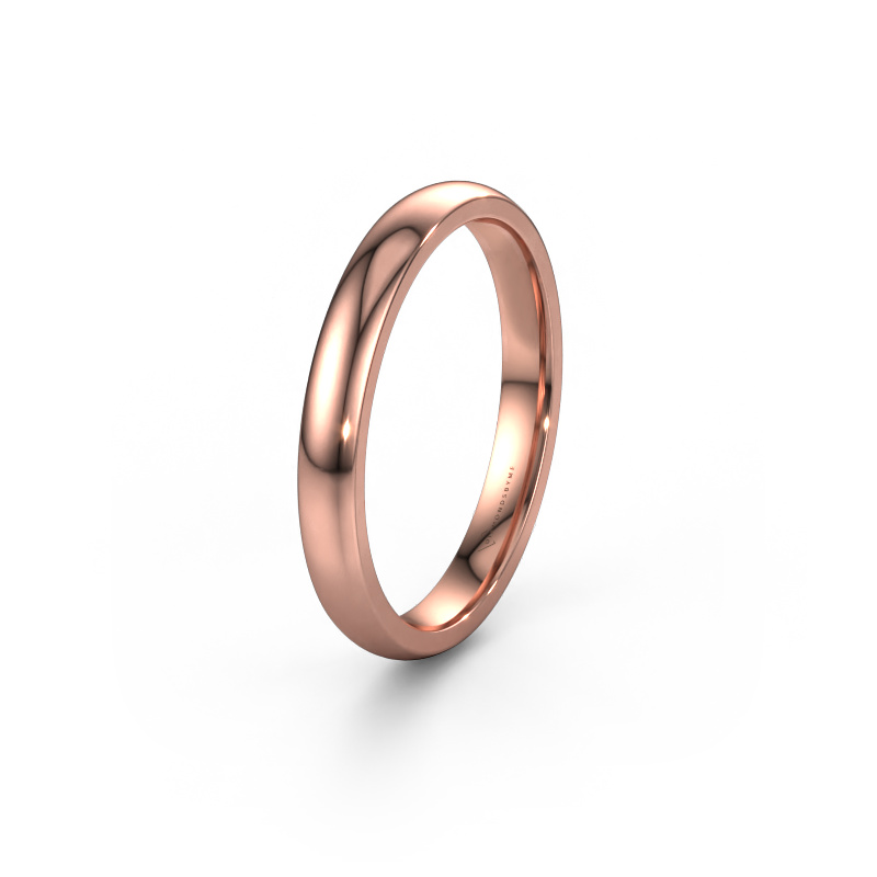 Bild von Ehering WH0100M23BP 585 Roségold ±3x2 mm