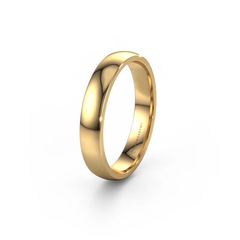 Image of Wedding ring WH0100M24AP 585 gold ±4x1.7 mm