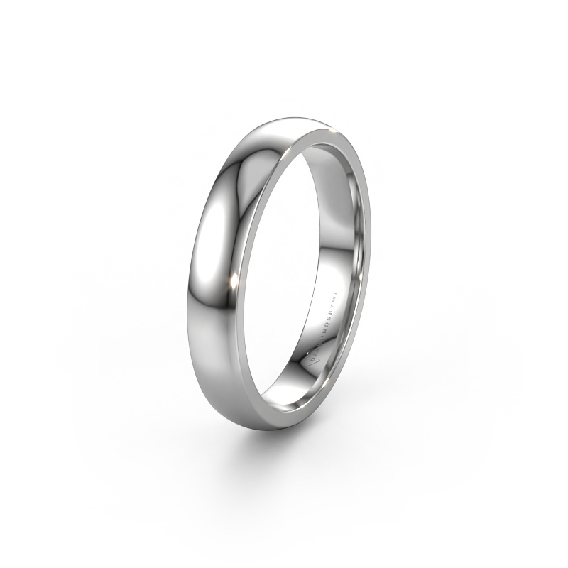 Image of Wedding ring WH0100M24BP 585 white gold ±0.16x0.08 in