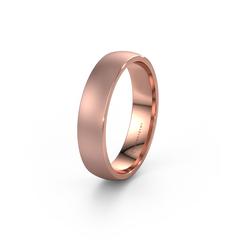 Image of Wedding ring WH0100M25AM 585 rose gold ±0.20x0.07 in