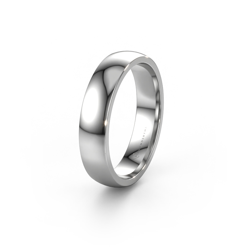 Image of Wedding ring WH0100M25BP 585 white gold ±0.20x0.08 in