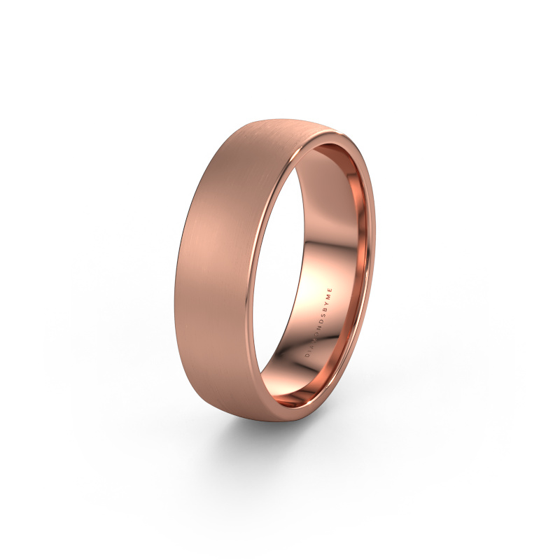 Afbeelding van Trouwring WH0100M26AM 585 rosé goud ±6 x 1,7 mm