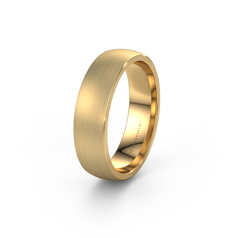 Image of Wedding ring WH0100M26BM 585 gold ±0.24x0.08 in