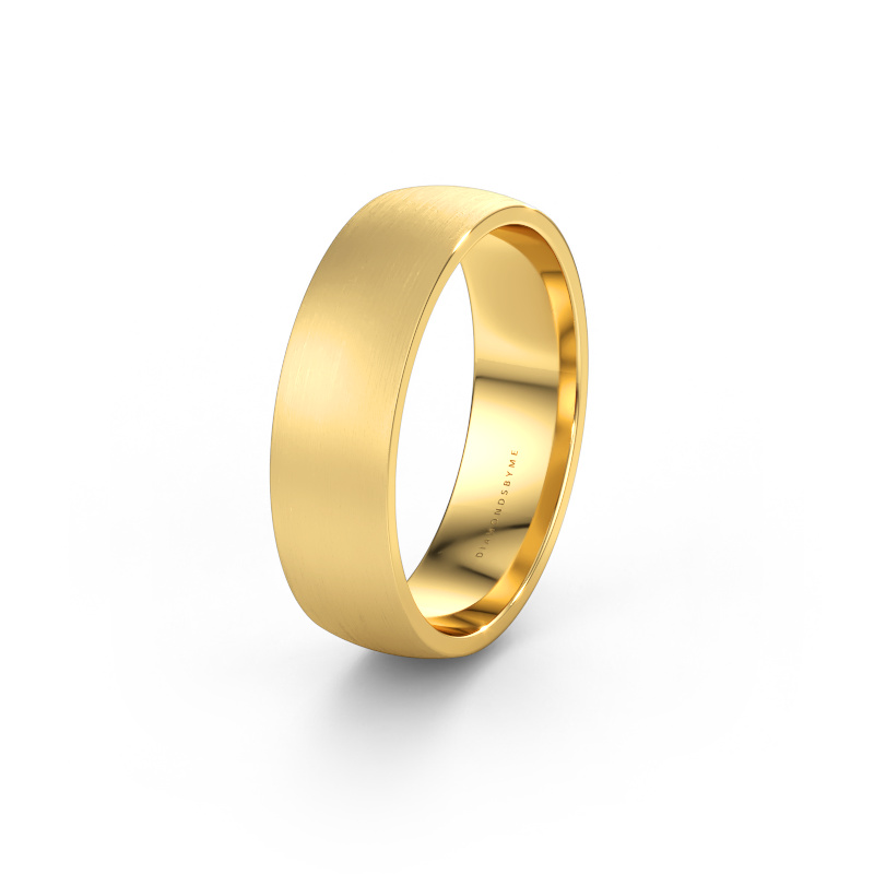 Image of Wedding ring WH0100M26XM 585 gold ±6 x 1.5 mm