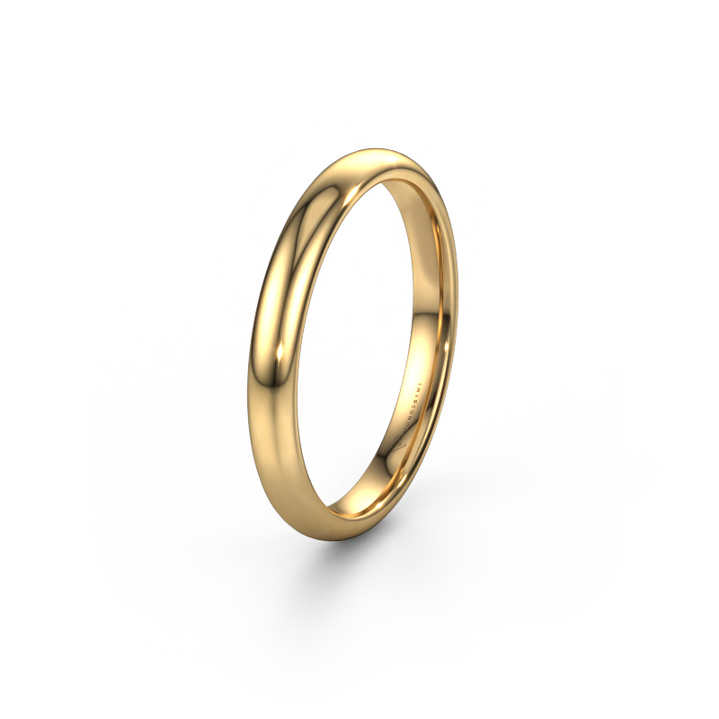 Image of Wedding ring WH0100M33BP 585 gold ±0.12x0.08 in
