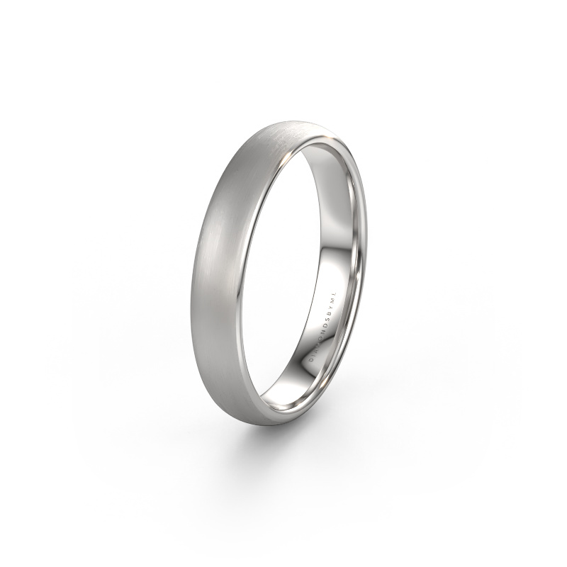 Bild von Trauring WH0100M34AM 585 Weißgold ±4 x 1,7 mm