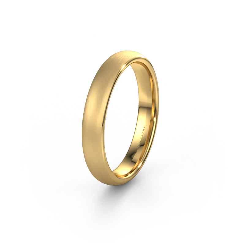Image of Wedding ring WH0100M34BM 585 gold ±4x2 mm