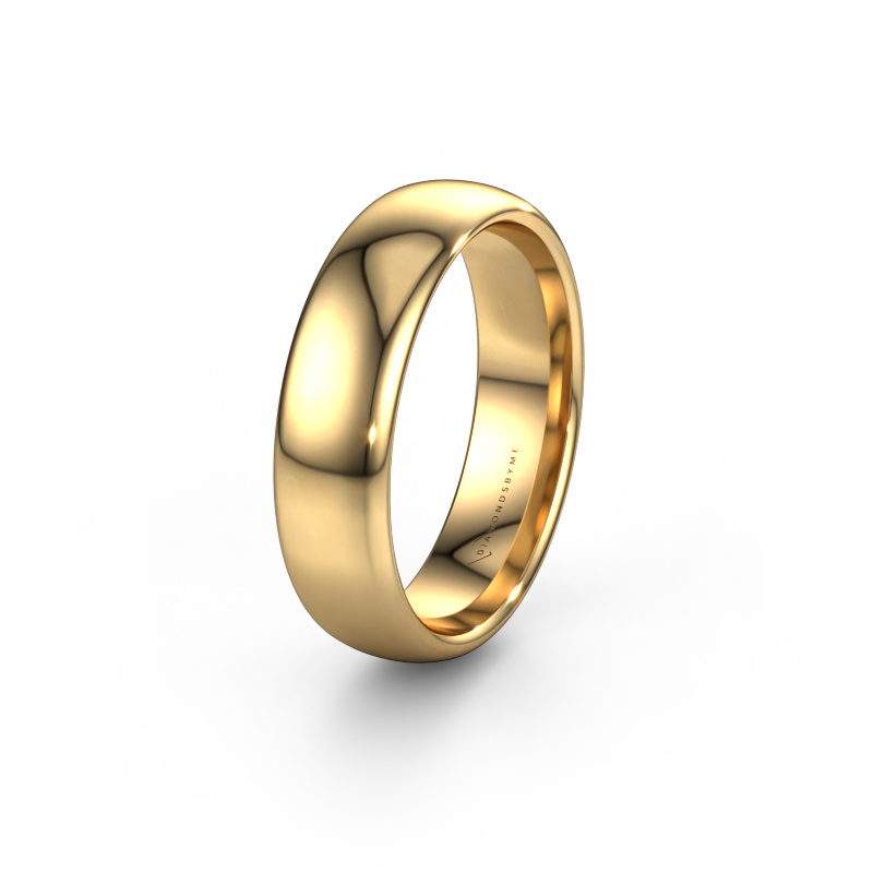 Image of Wedding ring WH0100M36BP 585 gold ±0.24x0.08 in