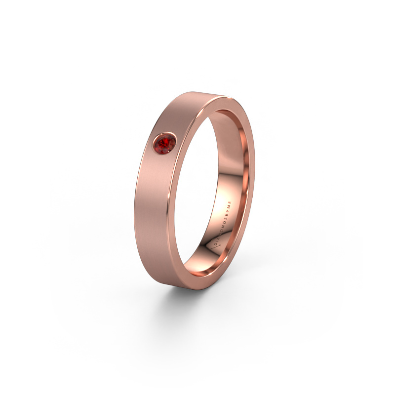 Bild von Ehering WH0101L14AM 585 Roségold ±4x1.7 mm Granat