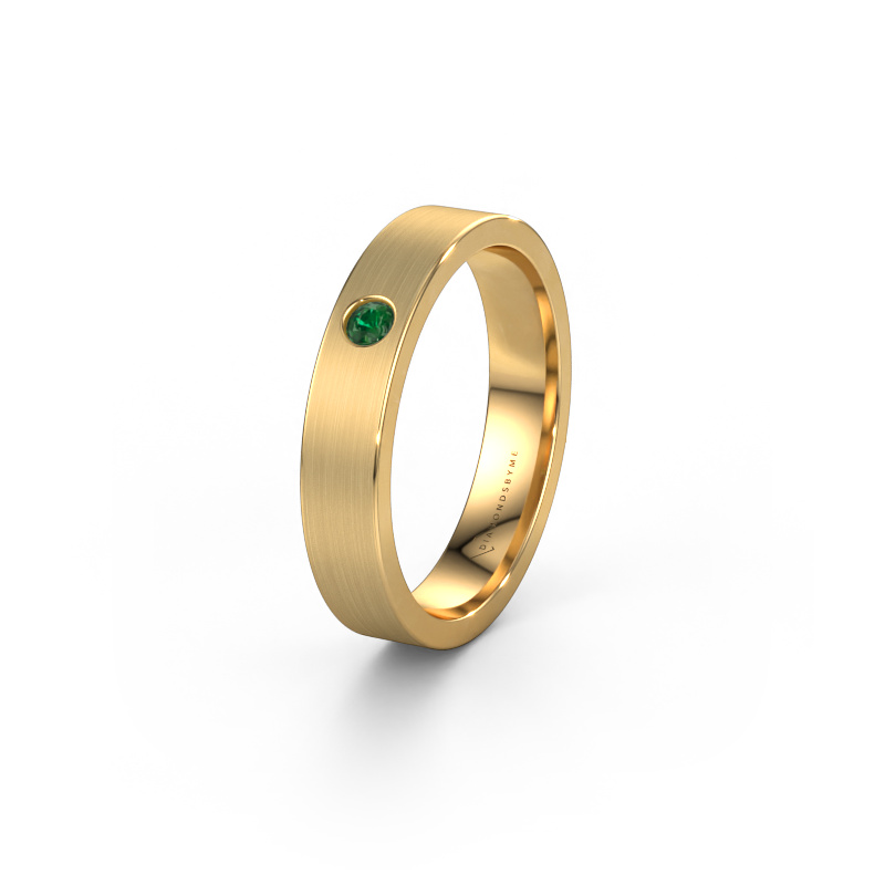 Bild von Ehering WH0101L14AM 585 Gold ±4x1.7 mm Smaragd
