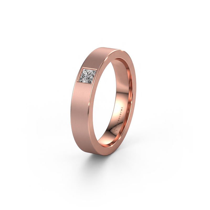 Bild von Freundschaftsring WH0101L14BMSQ 585 Roségold ±4x2 mm Zirkonia