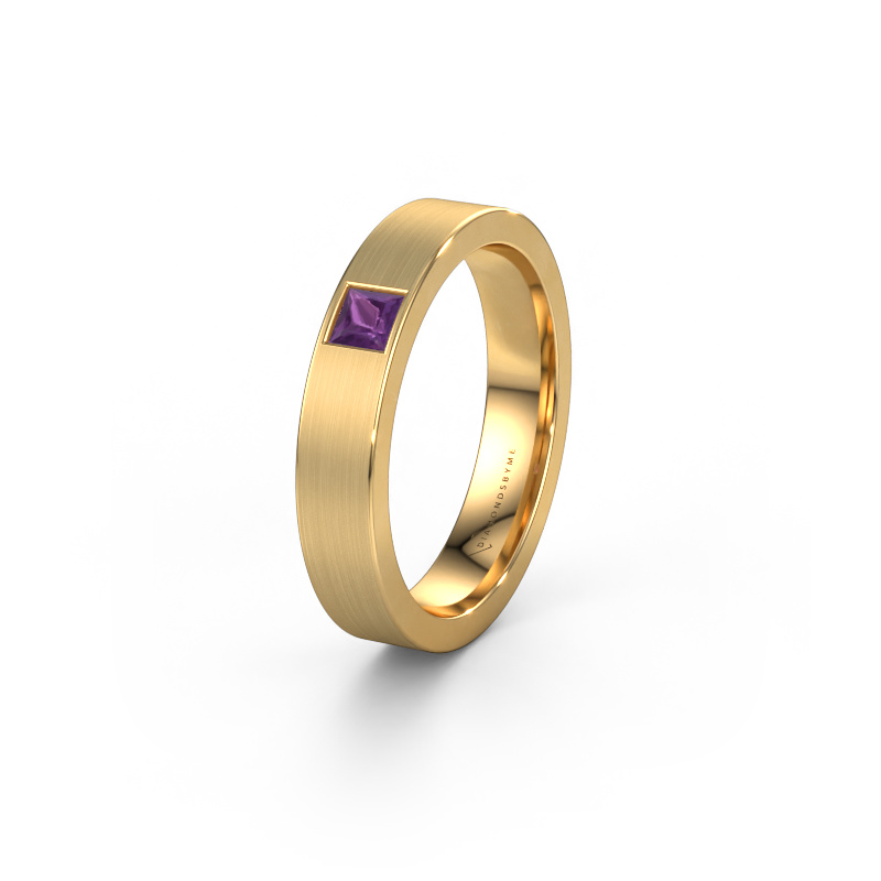 Bild von Freundschaftsring WH0101L14BMSQ 585 Gold ±4x2 mm Amethyst