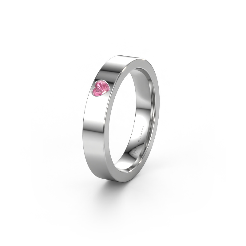 Image de Alliance WH0101L14BPHRT 585 or blanc ±4x2 mm Saphir rose