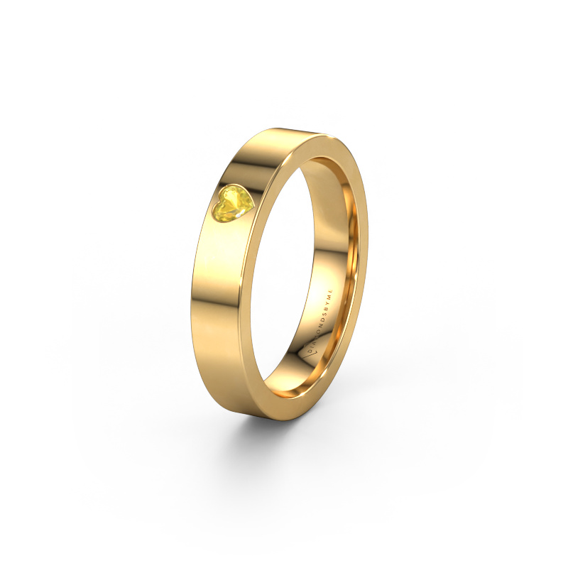 Bild von Ehering WH0101L14BPHRT 585 Gold ±4x2 mm Gelb Saphir