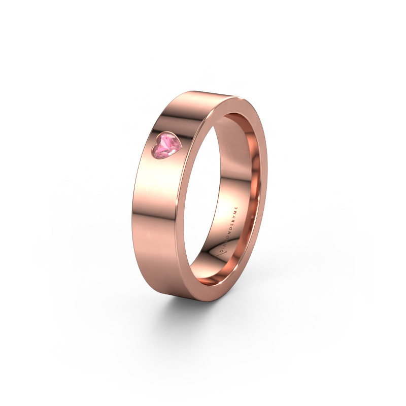 Bild von Ehering WH0101L15BPHRT 585 Roségold ±5x2 mm Turmalin rosa