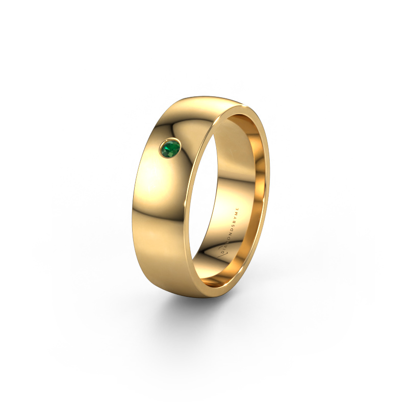 Bild von Ehering WH0101L26AP 585 Gold ±6x1.4 mm Smaragd