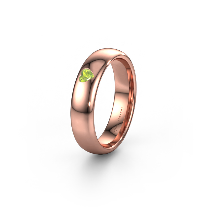 Bild von Freundschaftsring WH0101L35BPHRT 585 Roségold ±5x2 mm Peridot