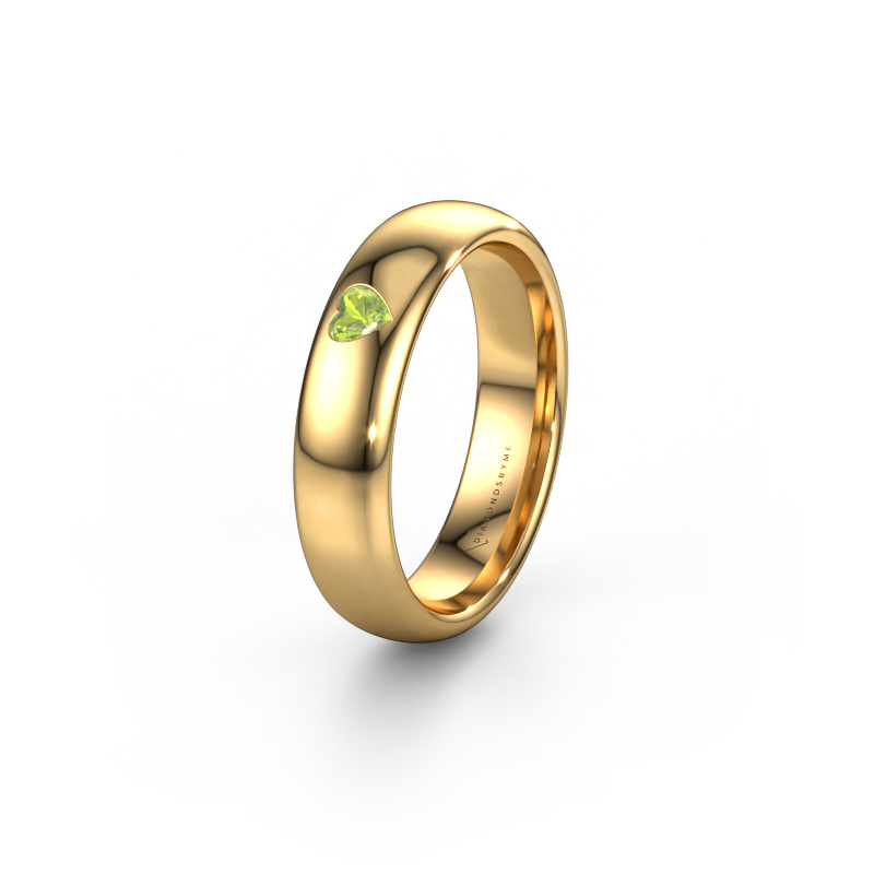 Bild von Freundschaftsring WH0101L35BPHRT 585 Gold ±5x2 mm Peridot