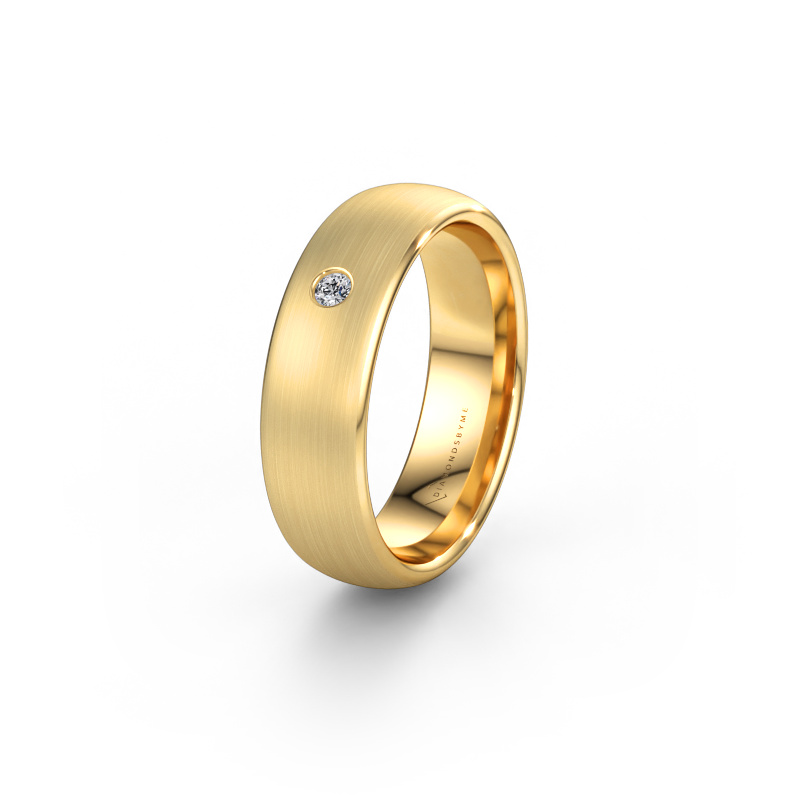 Bild von Ehering WH0101L36BM 585 Gold ±6 x 2 mm Diamant