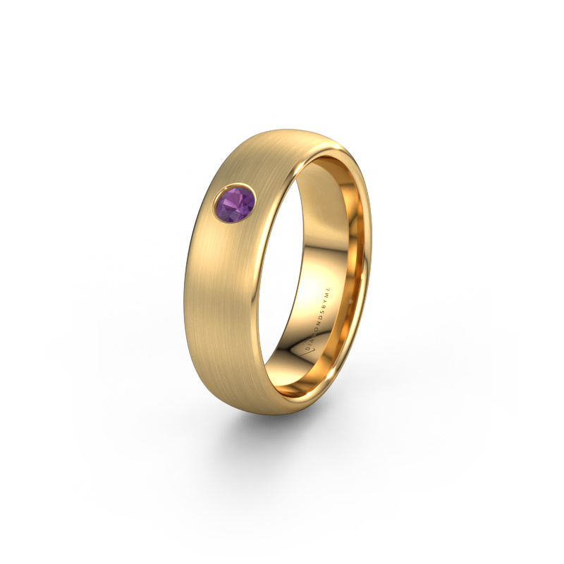 Image de Alliance WH0101L36BM 585 or jaune ±6x2 mm Améthyste