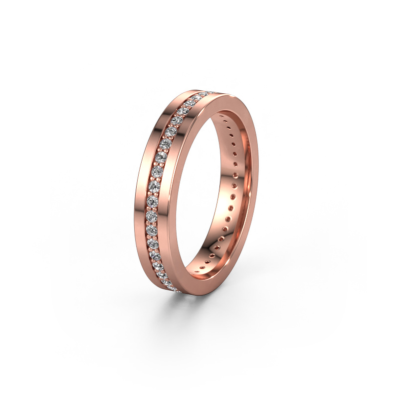 Bild von Ehering WH0103L14BP 585 Roségold ±4x2 mm Zirkonia 1.3 mm