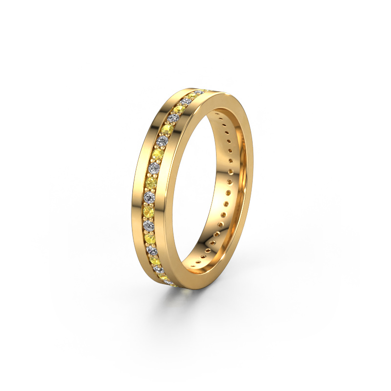 Bild von Ehering WH0103L14BP 585 Gold ±4x2 mm Gelb Saphir 1.3 mm