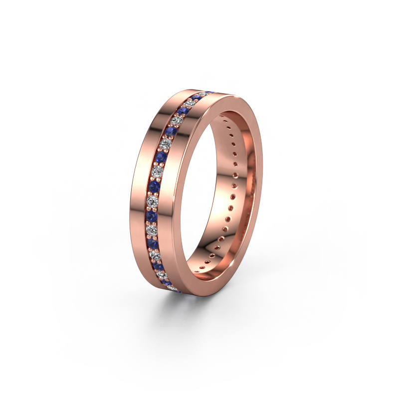 Bild von Ehering WH0103L15BP 585 Roségold ±5x2 mm Saphir 1.3 mm