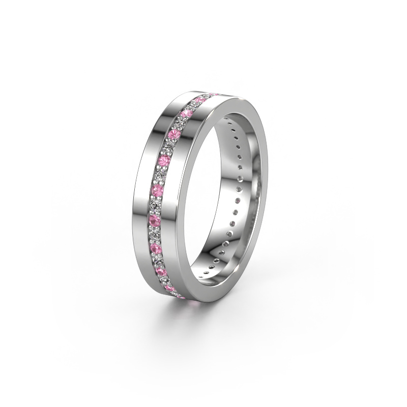 Image de Alliance WH0103L15BP 585 or blanc ±5x2 mm Saphir rose 1.3 mm