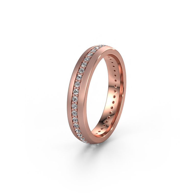 Bild von Ehering WH0103L24BM 585 Roségold ±4x2 mm Zirkonia 1.3 mm