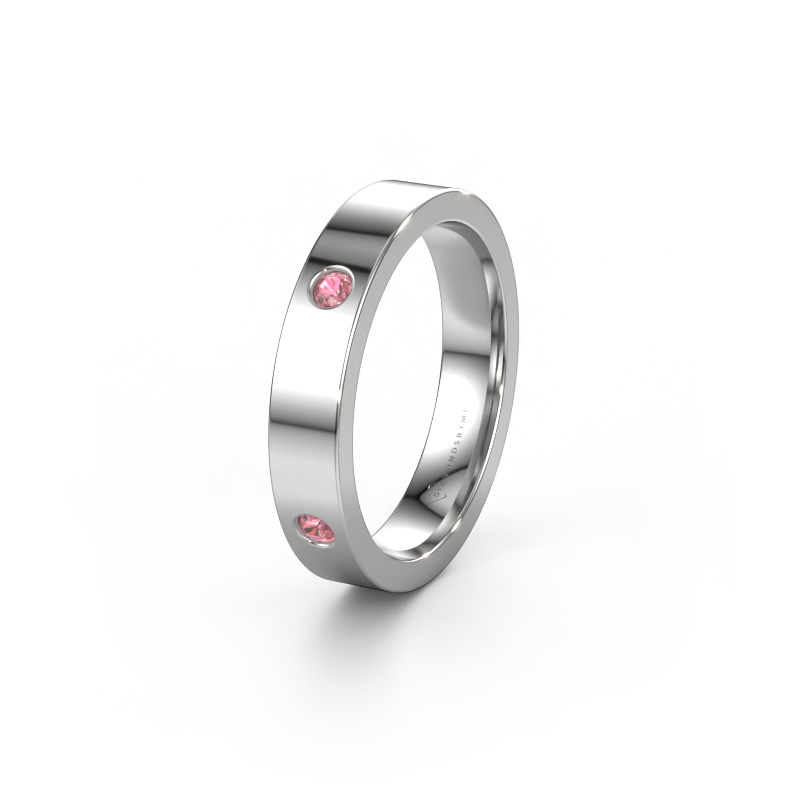 Image de Alliance WH0104L14BP 950 platine ±4x2 mm Rose tourmaline 2.2 mm