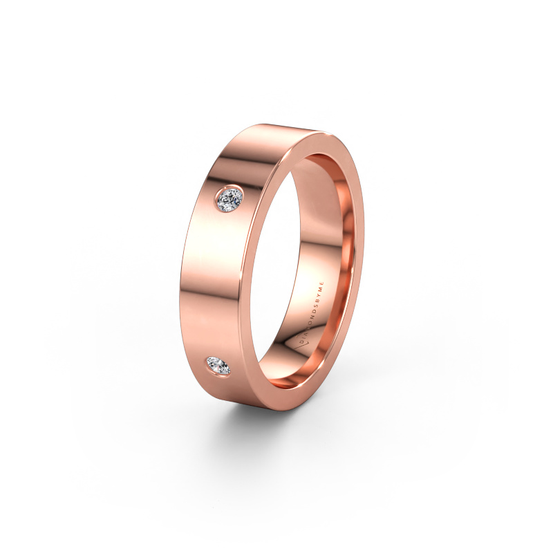 Image de Alliance WH0104L15BP 585 or rose ±4 x 2 mm Diamant 0.15 crt