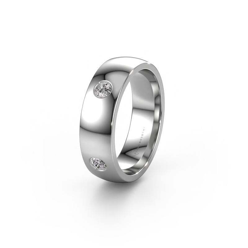 Image de Alliance WH0104L26BP 585 or blanc ±6x2 mm Diamant synthétique