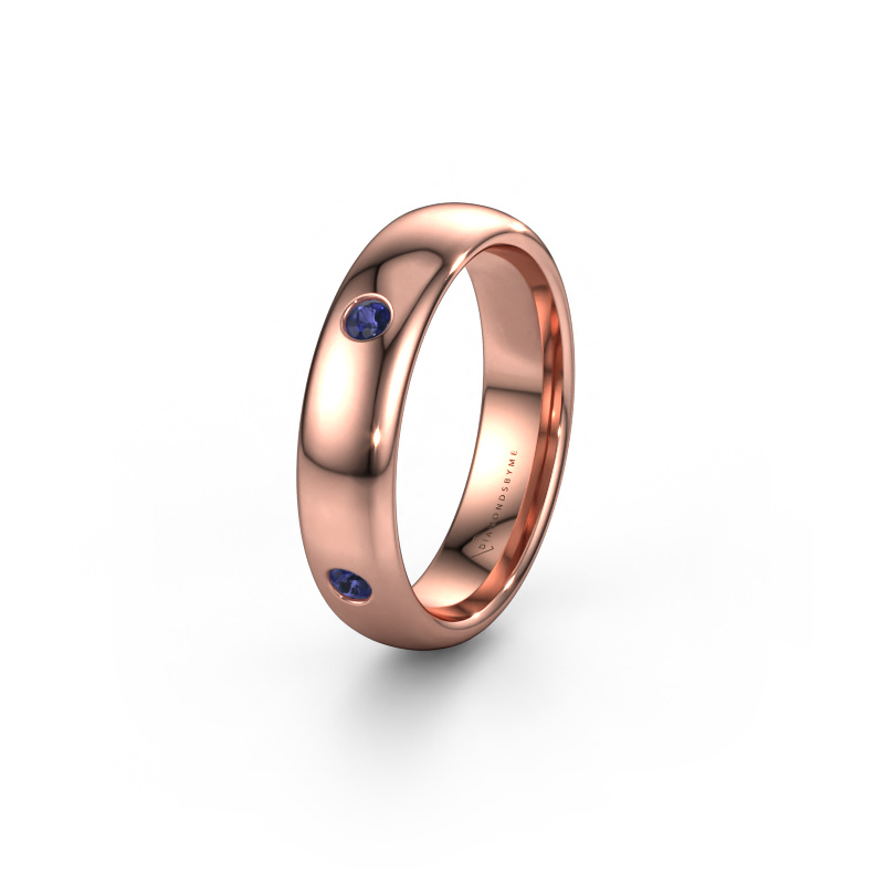 Bild von Ehering WH0104L35BP 585 Roségold ±5x2 mm Saphir