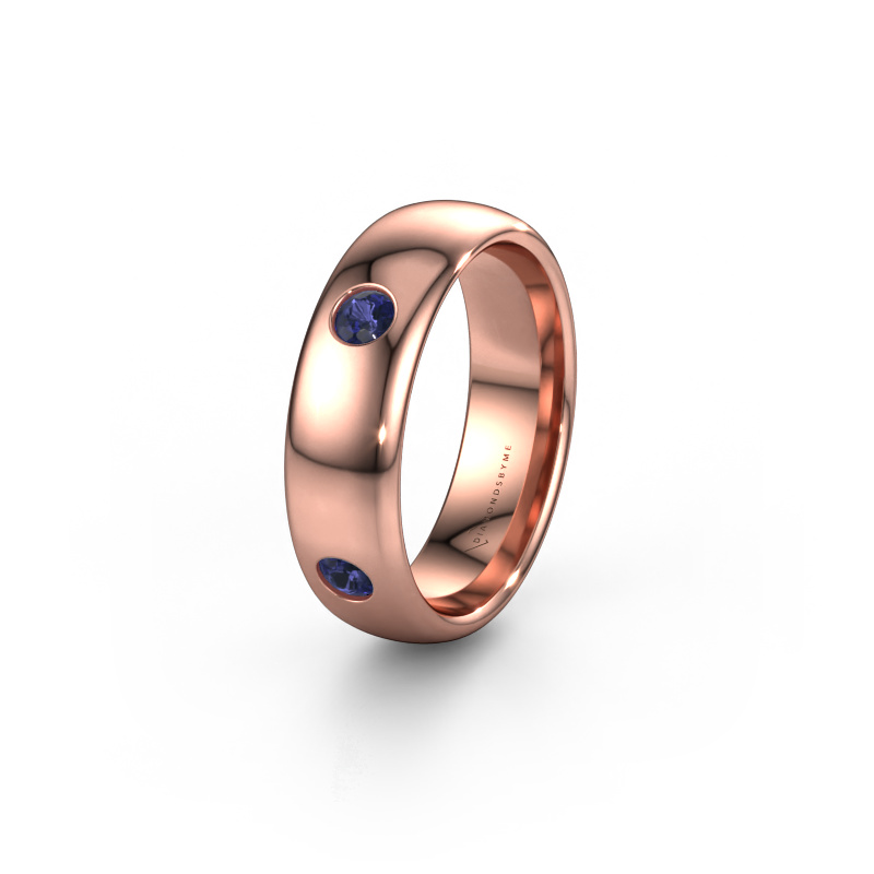 Bild von Ehering WH0104L36BP 585 Roségold ±6x2 mm Saphir 3 mm