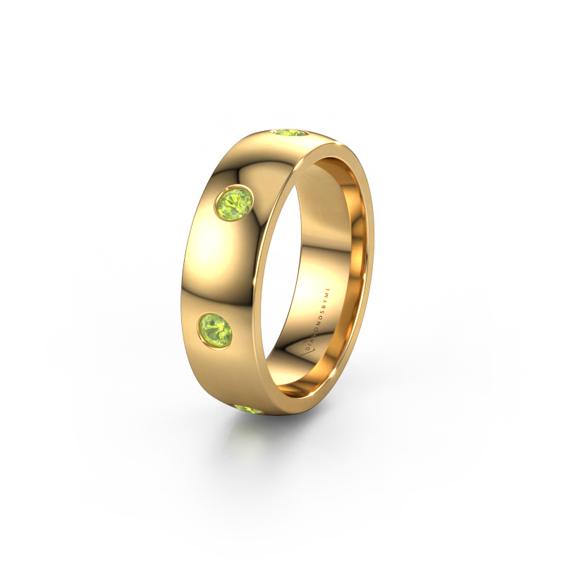 Bild von Ehering WH0105L26BP 585 Gold ±6x2 mm Peridot