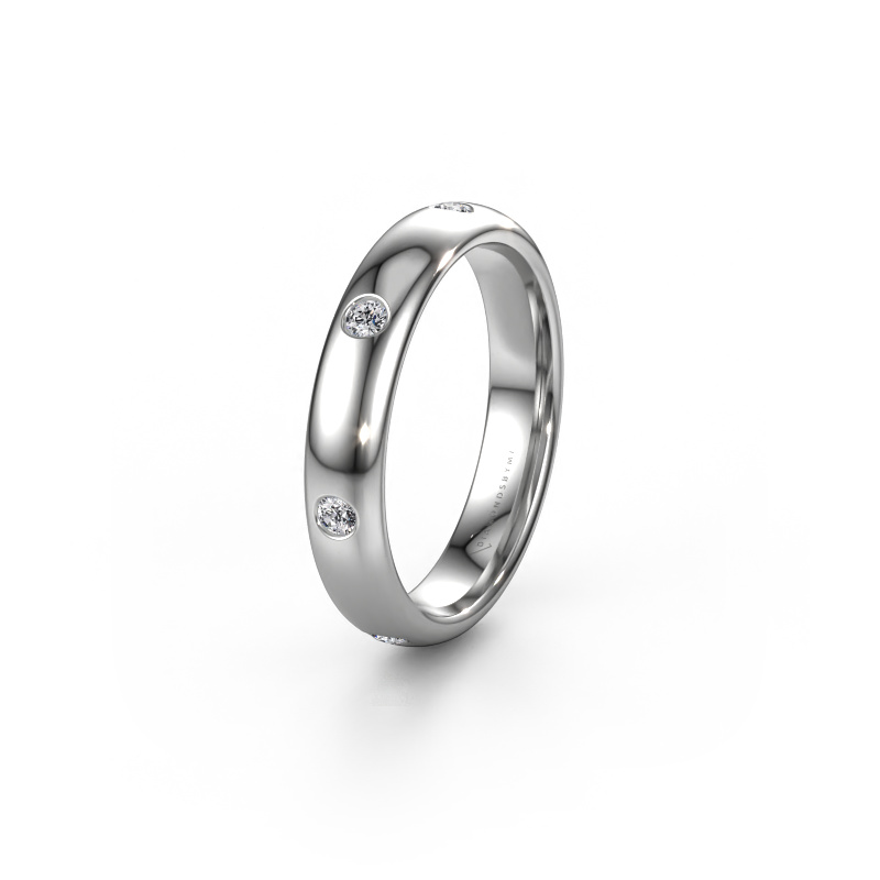 Bild von Ehering WH0105L34BP 950 Platin ±4 x 2 mm Diamant