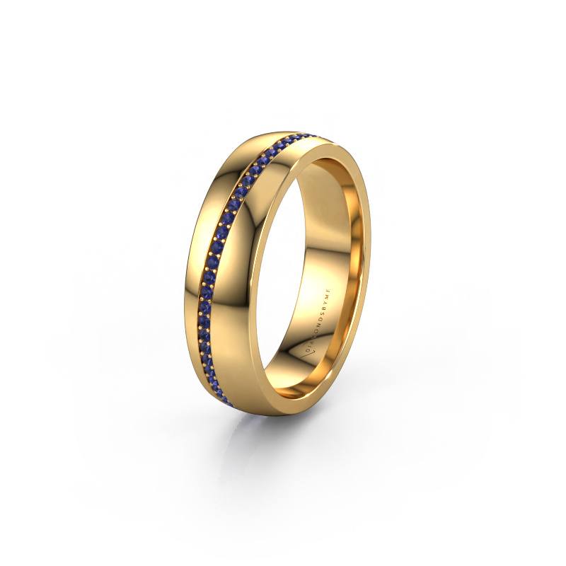Bild von Ehering WH0109L25A 585 Gold ±5x1.7 mm Saphir