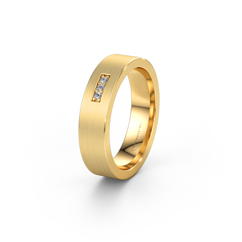 Afbeelding van Trouwring WH0110L15BM 585 goud ±5 x 2 mm Diamant