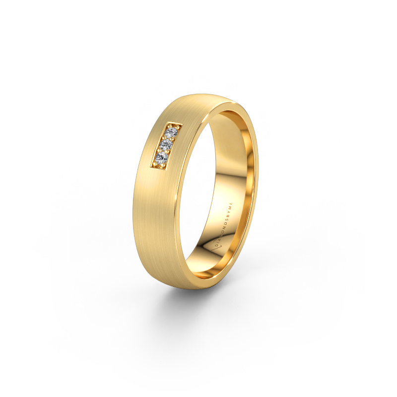 Bild von Ehering WH0110L25AM 585 Gold ±5 x 1,7 mm Diamant