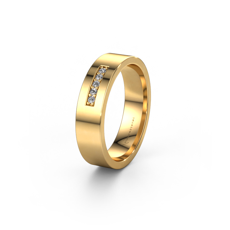 Image of Wedding ring WH0111L15AP 585 gold ±0.20x0.07 in Lab grown diamond