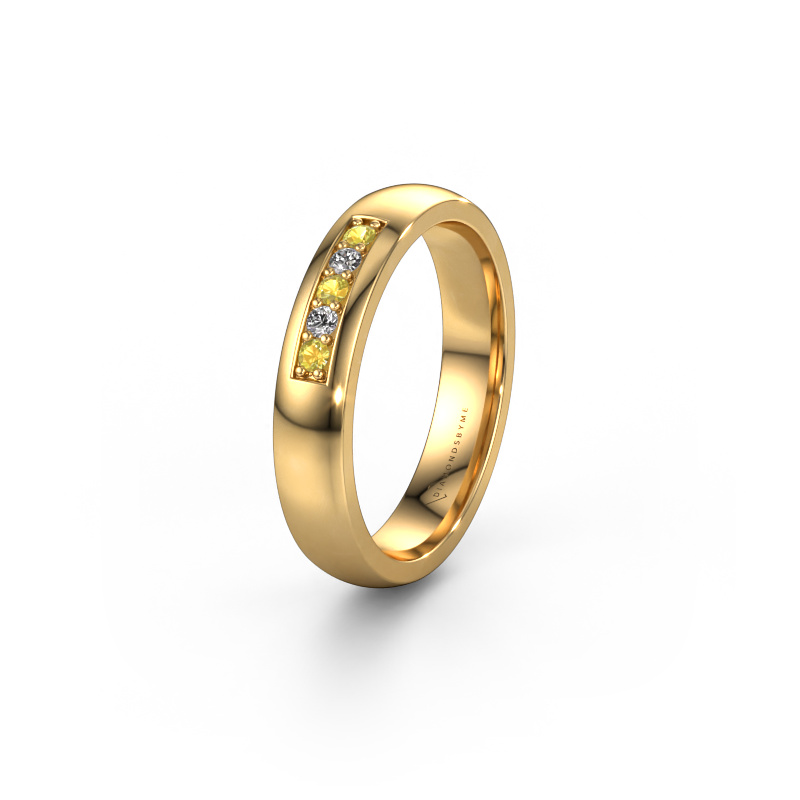 Bild von Ehering WH0111L24BP 585 Gold ±4x2 mm Gelb Saphir