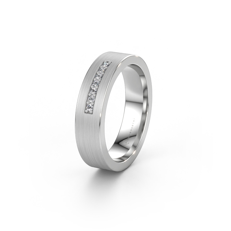 Bild von Ehering WH0112L15BM 585 Weißgold ±5 x 2 mm Diamant